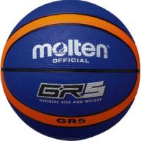 モルテン GR5 ゴムバスケットボール 5号球 ブルー×オレンジ BGR5BO | あきばおー ヤフーショップ