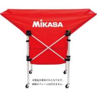 ミカサ MIKASA 携帯用折り畳み式ボールカゴ 舟型 用幕体 レッド ACBB210R | あきばおー ヤフーショップ