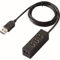エレコム U2H-TZ427BBK 4ポート 機能主義USBハブ 長ケーブル ブラック | あきばおー ヤフーショップ