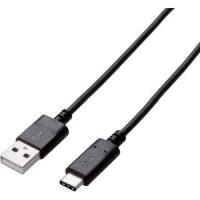 USB2.0ケーブル/A-Cタイプ/認証品/3A出力/1.0m/ブラック U2C-AC10NBK | あきばおー ヤフーショップ