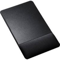 リストレスト付きマウスパッド(布素材、高さ標準、ブラック) MPD-GELNNBK | あきばおー ヤフーショップ