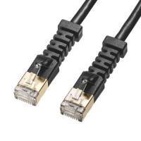 サンワサプライ KB-T6ASYL-005BK STP LANケーブル 4方向固定CAT6A | あきばおー ヤフーショップ