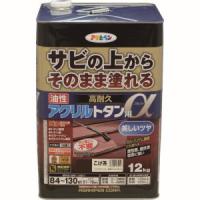 アサヒペン 油性高耐久アクリルトタンα 12KG こげ茶 メーカー直送 代引不可 北海道沖縄離島不可 | あきばおー ヤフーショップ