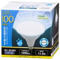 オーム電機 LED電球 ビームランプ形 E26 100形相当 防雨タイプ 昼光色 LDR11D-W/P100 06-3416 | あきばおー ヤフーショップ