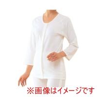 神戸生絲 202153 ワンタッチ肌着 婦人用 前開き7分袖 No.50 L オフホワイト | あきばおー ヤフーショップ