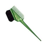 【メール便選択可】サンビー K-60 ヘアダイブラシ オリーブ ナイロン毛 毛染めブラシ | あきばおー ヤフーショップ