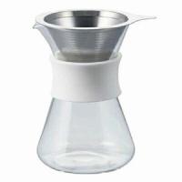 ハリオ グラス コーヒーメーカー 400ml ホワイト S-GCM-40-W | あきばおー ヤフーショップ