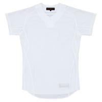 ゼット プロステイタス ユニフォームシャツ（プルオーバースタイル） ホワイト ZETT BU515PS 1100 | あきちゃん堂