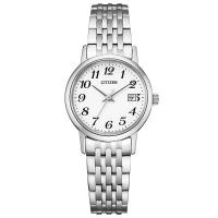 シチズン CITIZEN コレクション 腕時計 エコ・ドライブ ソーラー ホワイト文字盤 サファイアガラス 日本製 EW1580-50B レディース [国内正規品] | アッキーインターナショナル