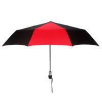 ダベック デュエット 自動開閉式 折りたたみ傘 生涯保証付 レッド赤 アンブレラ Davek DUET Umbrella from New York Red