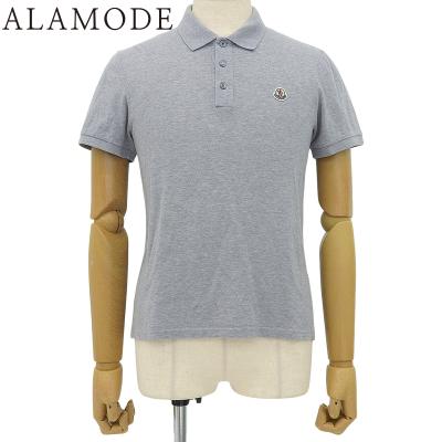 MONCLER(モンクレール) MAGLIA ポロシャツ ポロシャツ 2015年 半袖 トップス アパレル S コットン ライトグレー B10918317000 84673 メンズ 40802156585【中古】【アラモード】 MONCLER（モンクレール） MAGLIA ポロシャツ 2015年 半袖 S コットン