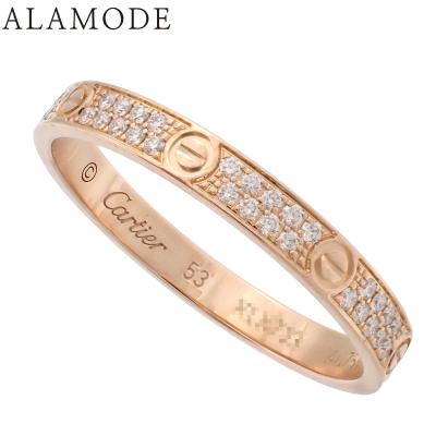 カルティエ ミニラブリング 13号 YG ダイヤ 13 53 K18YG カルティエ ミニラブリング 13号 YG ダイヤ 13 53 K18YG カルティエ