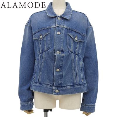 BALENCIAGA(バレンシアガ) 再構築スウイング デニムジャケット ジャケット 2017年 Gジャン アパレル ファッション 38 コットン ブルー青 446443 メンズ 40802164454【中古】【アラモード】 BALENCIAGA（バレンシアガ） 再構築スウイング デニムジャケット 2017