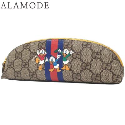 GUCCI　グッチ　ペンケース GUCCI（グッチ） ペンケース レディース メンズ GGキャンバス ブラウン