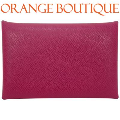 美品 HERMES レザー ケース ブラウン/ピンク HERMES レディースパスケース、定期入れ｜ファッション小物