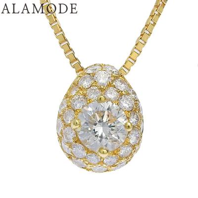 極美品◇平和堂貿易／エスポールジュエリーK18ダイヤネックレス 美品◇平和堂貿易／エスポールジュエリーK18ダイヤネックレス