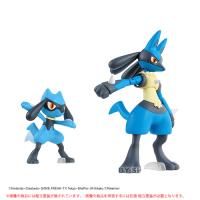 ポケモンプラモコレクション 44 セレクトシリーズ　リオル＆ルカリオ [プラモデル] | ホビーショップアルバトロス