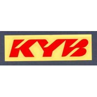 東洋マーク KYB カヤバ ステッカー レッド 切り文字タイプ 27mm×120mm NSK-21 | あるふぁここ プラザ店