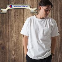 チャンピオン Champion  半袖Tシャツ T1011(ティーテンイレブン) ポケット付き US Tシャツ  MADE IN USA メンズ レディース(C5-B303)（ネコポス発送） | aldo洋品店