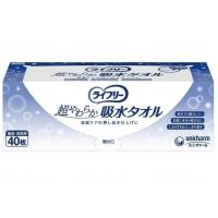 おむつ おしりふき ライフリー 超やわらか 吸水タオル 40枚入×4個 51323 ユニ・チャーム | 介護食品・介護用品のお店プライムケア