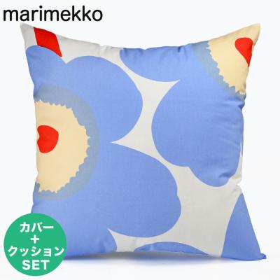 Marimekko Unikko 掛け布団カバー イエロー×ライトブルー marimekko シーツ、カバー｜布団、寝具｜家具、インテリア おすすめ