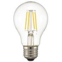 オーム電機　LEDフィラメントタイプ電球 一般電球形 クリア 一般球40形相当(40W形相当) 電球色 3.8W 全光束494lm E26 全方向タイプ　LDA4L C6 (06-3462) | オールライト Yahoo!店