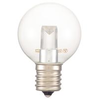 オーム電機　LED電球 ミニボール球 装飾用 1.2W 55lm クリア電球色 G40（外径40mm） E17　LDG1L-H-E17 15C (06-4661) | オールライト Yahoo!店
