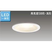 東芝　LED照明器具 浴室灯/軒下用 ダウンライト 高気密SB形 白熱灯器具60Wクラス LED一体形 埋込穴Φ100 電球色 一般住宅用 防湿・防雨形　LEDD87040L(W)-LS | オールライト Yahoo!店