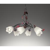 ＯＤＥＬＩＣ　シャンデリア　簡易取付A　引掛シーリング　高演色LED　〜6畳　LEDランプ付　6灯　非調光　温白色3500K　OC257028WR | オールライト Yahoo!店