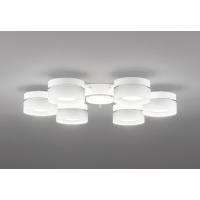 ＯＤＥＬＩＣ　シャンデリア　簡易取付A　引掛シーリング　高演色LED　〜8畳　LEDランプ付　6灯　非調光　昼白色5000K　マットホワイト　OC257171NR | オールライト Yahoo!店