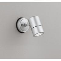 ＯＤＥＬＩＣ　エクステリアライト　スポットライト　防雨型　直付　高演色LED　LEDランプ付　白熱灯器具50W相当　昼白色5000K　マットシルバー　OG254571NR | オールライト Yahoo!店