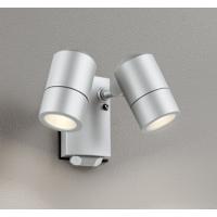 ＯＤＥＬＩＣ　エクステリアライト（スポットライト） LEDランプ別売 JDR50W×2灯相当 直付 防雨型 人感センサー付 マットシルバー　OG264093 | オールライト Yahoo!店