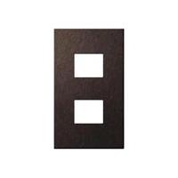 パナソニック　EXTRA(エクストラ) エクストラメタルプレート SO-STYLE・アドバンスシリーズ用 バイブレーション仕上げ 2コ用 ブラウン　WNS9602A | オールライト Yahoo!店