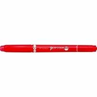 【× 10 本 】水性サインペン プレイカラードット チェリーレッド WS-PD26  トンボ鉛筆 | オールメール
