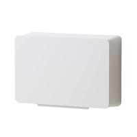 ideaco(イデアコ) どんな壁にも貼れる 収納ケース ホワイト WALL pocket W (ウォールポケットW) | ALMON
