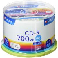 バーベイタムジャパン(Verbatim Japan) 1回記録用 CD-R 700MB 50枚 シルバーディスク 48倍速 SR80FC50 | ALMON