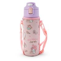 サンリオ 子供用 水筒 470ml 直飲み ワンタッチ ステンレス ボトル マイメロディ my melody 保冷専用 ショルダーヒモが付い | ALMON