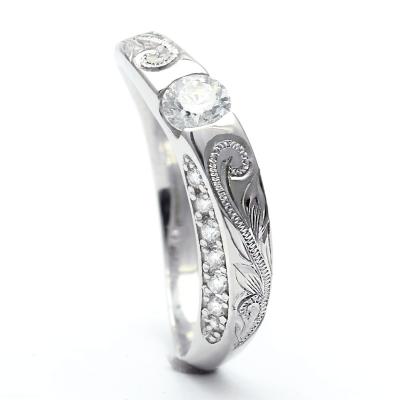 ハワイアンジュエリー アロハマナ - エンゲージメントリング