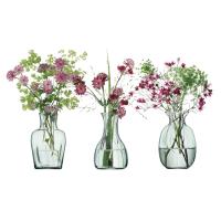 LSA MIA ミア MINI VASE TRIO×3 G1167-03-988 高さ11.5cm 3種セット / エルエスエー 花器 花瓶 フラワーベース | アロット