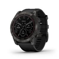 距離計 ガーミン フェニックス7X Sapphire DualPower Ti CarbonGray DLC/Black ゴルフ 距離測定器 時計 GPSナビ GARMIN Fenix | アルペングループヤフー店