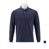 タイトリスト ゴルフウェア 長袖シャツ 秋 冬 モノグラムジャカード ボタンダウンシャツ TLPMT308J 6665711914 メンズ Titleist