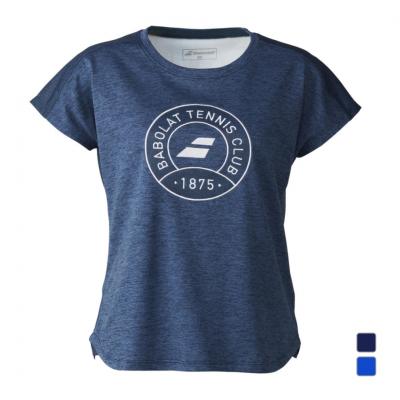 Babolat テニスウェア Lサイズ ブルー/ネイビー Babolat テニス シャツ（色：ネイビー系）｜ウエア｜テニス｜スポーツ