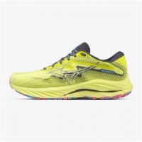 ミズノ WAVE RIDER 27 ウエーブライダー27 J1GC230304 メンズ 陸上 ランニングシューズ 2E : イエロー×ホワイト MIZUNO | アルペングループヤフー店