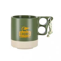 2024春夏 チャムス キャンパーマグカップ Camper Mug Cup CH62-1244 M110 キャンプ 食器 : Olive/Gray2 CHUMS | アルペングループヤフー店