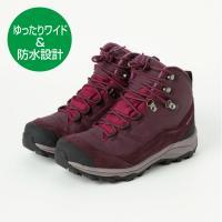 ティゴラ TR T1.0LCE W PU レディース トレッキングシューズ ハイキングシューズ 防水 幅広 ワイド : パープル TIGORA | アルペングループヤフー店