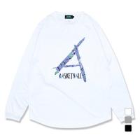 アーチ メンズ レディス バスケットボール 長袖Tシャツ scratched L/S tee DRY T324 Arch | アルペングループヤフー店