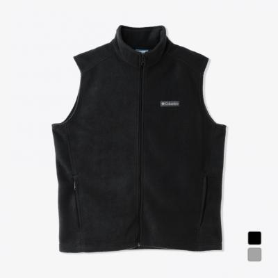 ミーroom【大人気】コロンビアフリースベスト　ブラック系　刺繍ロゴ ミーroom【大人気】コロンビアフリースベスト ブラック系 刺繍ロゴ