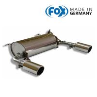 FOX フォックス オールステンレスマフラー（リアマフラー） SUZUKI Swift Sport / スイフト スポーツ 1.6 -ZC32S用 100mm 斜め 左右 | SPORT EXHAUST SHOP ALPHA