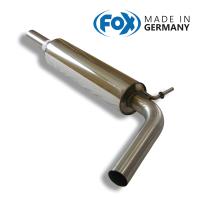 FOX フォックス オールステンレスマフラー（フロントマフラー） VOLKSWAGEN Polo (6R) / ポロ (6R) 1.2TSI/1.4(NA)用 | SPORT EXHAUST SHOP ALPHA