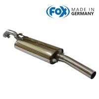 FOX フォックス オールステンレスマフラー（リアマフラー） VOLKSWAGEN Golf2 / ゴルフ2 CLi/GLi/CLD/CLD ターボ用 60mm カットオフ | SPORT EXHAUST SHOP ALPHA